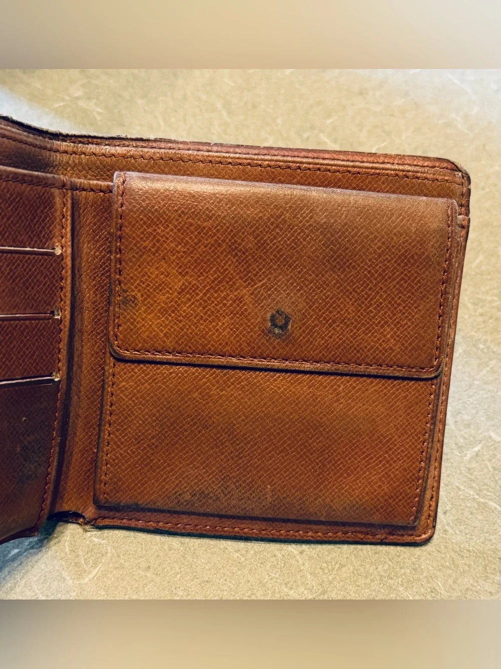 Vintage 1987 Louis Vuitton Monogram Bifold Wallet M61665 France
